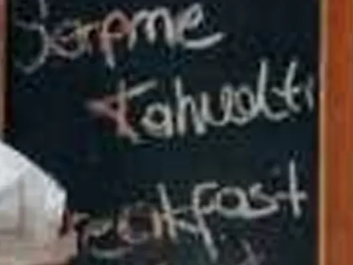 What every tool got: a 96 × 72 px detail of the Café menu photo